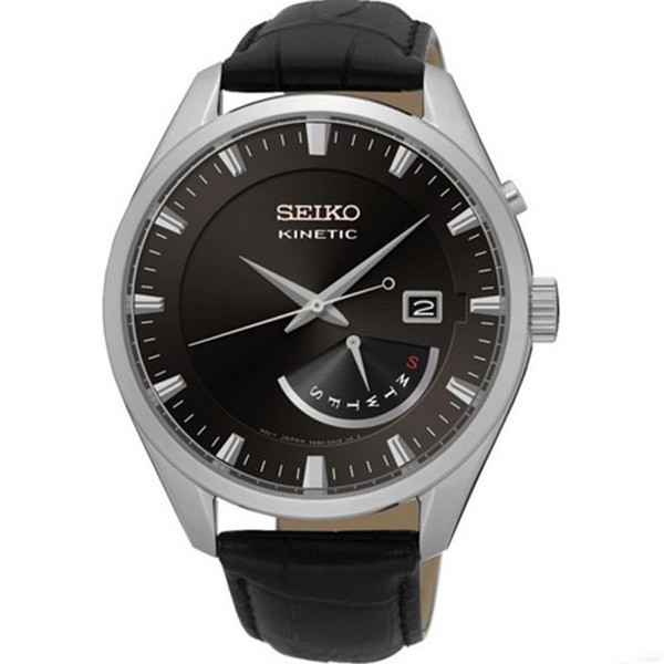 クラシック 【逆輸入SEIKO】セイコー SEIKO キネティック クオーツ メンズ 腕時計 SRN045P2 ブラック, 35歳からのパール 松本宝飾 9a03f437