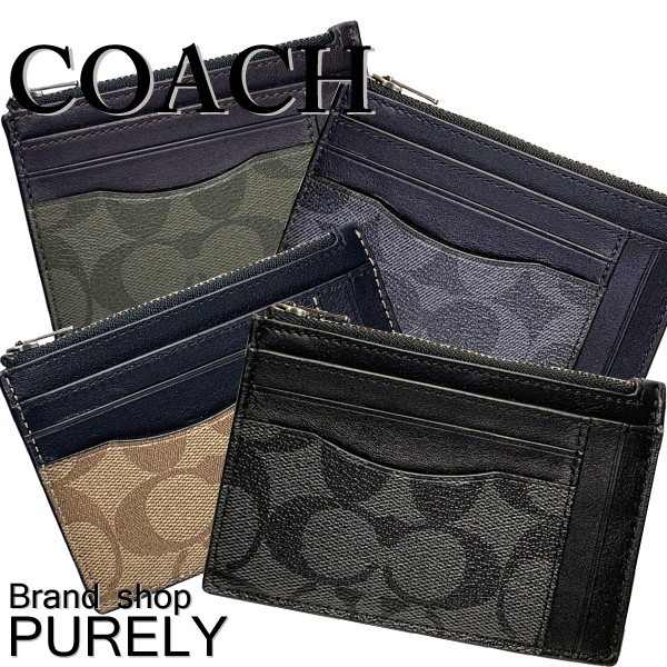 コーチ F メンズ レディース コインケース Coach カードケース 小銭入れ シグネチャー マルチ カードケース F Coach メンズ の通販はau Wowma ワウマ Brandshop Purely Au Wowma 店 商品ロットナンバー