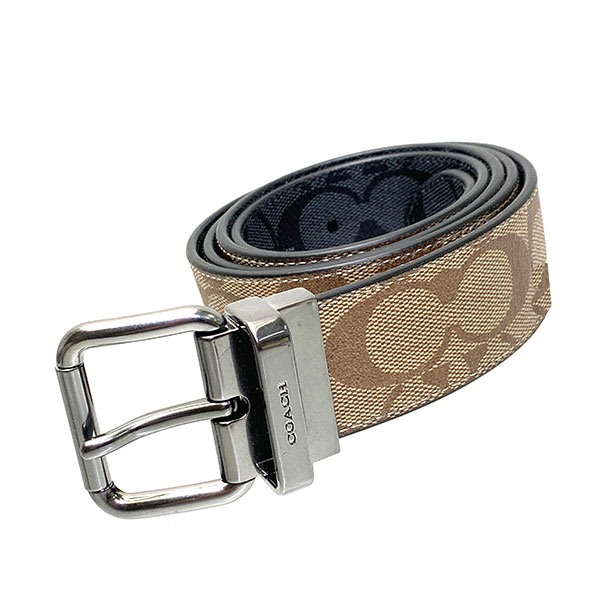 正規品 コーチ Coach 小物 メンズベルト メンズ アウトレット レザー リバーシブル ロングベルト シグネチャー 5951 Qbrmo コーチ Coach メンズ お歳暮 Kickoff Dakar21 Sn