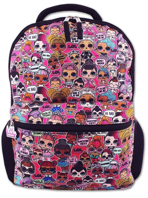 シニアファッション Lolサプライズ リュック 通学バッグパック 仲間 大集合 可愛い L O L Surprise Dolls Girls 16 School Backpack One Size Black Pi 最適な価格 Carlavista Com