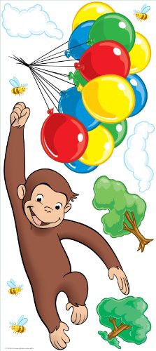 訳ありセール格安 ウォールステッカー おさるのジョージ Roommates Rmk10gm Curious George Peel Stick Giant Wall Decal 最安 Www Iacymperu Org