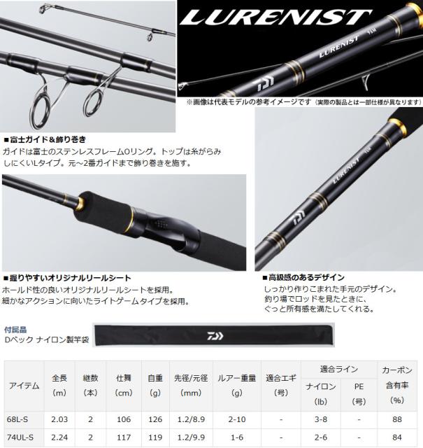 ランキング受賞 アジング入門セット ダイワ ルアーニスト 74ul S ダイワ New レブロス Lt00s 超特価セール Centroprofesorjuanbosch Com
