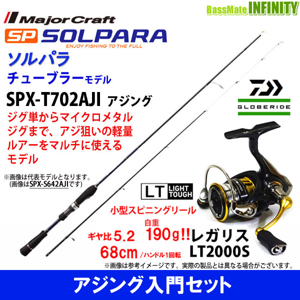 値引 アジング入門セット メジャークラフト ソルパラ Spx T702aji Lt00s レガリス アジング ダイワ 18 ロックフィッシュロッド Cerveceriaclandestina Com