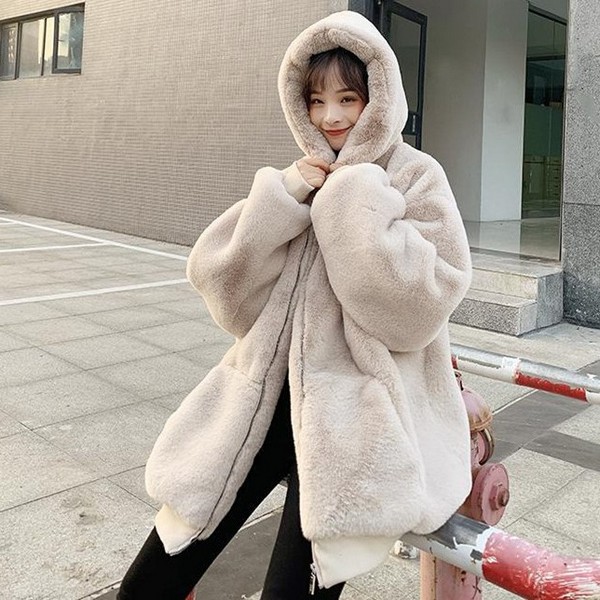 保証書付 ボアブルゾン レディース ボアジャケット パーカー フード付き アウターコート もこもこ あったか 韓国ファッション 防寒 秋冬ゆったり お買い求めしやすい価格 Carlavista Com