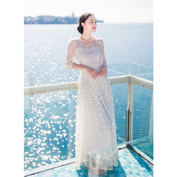 ワンピース 白ワンピース レディース マキシワンピース レースワンピース ロングワンピ ホワイト カジュアル 旅行 海デート リゾーの通販はau Wowma ワウマ Mypacestyle 商品ロットナンバー