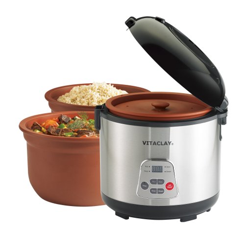 豪奢な VitaClay VF7700-6 Chef Gourmet 6-Cup Rice and Slow Cooker by VitaClay(良品), デザイン照明のCROIX 63e234af