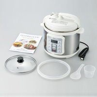 【メーカー直送】 電気圧力鍋 D&S 家庭用マイコン電気圧力鍋 4L STL-EC40(良品), 揖斐川町 958a8854
