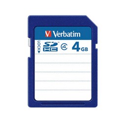 Verbatim SDHCカード 4GB Class4 SDHC4GYVB1