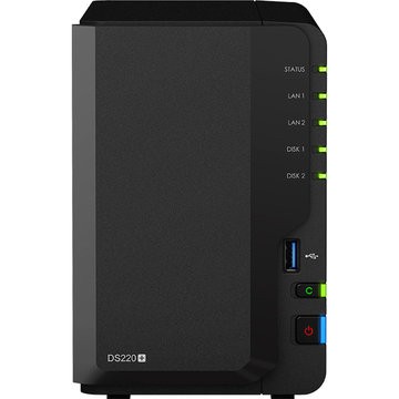 Synology DiskStation DS220+ デュアルコアCPU 2ベイNASキット DS220+