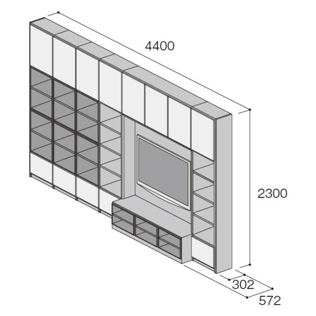 高速配送 壁面収納 パナソニック キュビオス 幅4 400mm 奥行300mm Lv 18t リビング収納 収納 送料無料 Sinviolencia Lgbt