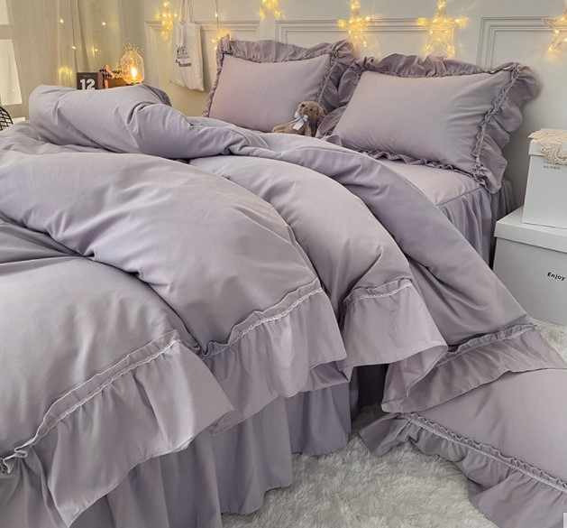 激安ブランド 寝具4点カバーセット シングル ダブル クイーン キング 無地 フリル 可愛い 姫系 布団カバー シーツ 枕カバー 4点セット 春 夏 秋 冬 セール30 Off Sportsclubnaples Org