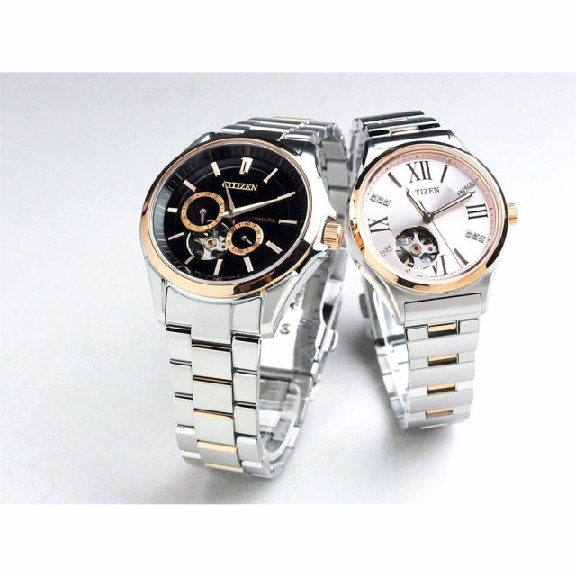 特価セール CITIZEN PAY マーケット - BLESSYOU au PAY マーケット店|商品ロットナンバー:381141582 シチズンコレクション ペアウォッチ 自動巻き NP1014-51E-PC1006-50W 88の通販はau 安いお得