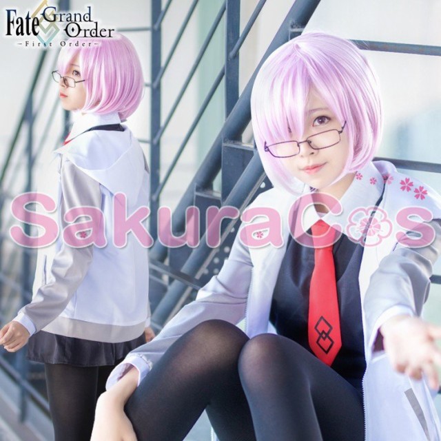 Fate/Grand Order マシュ・キリエライト 制服 コスプレ衣装 ハロウィン コスチューム 大人 cosplay イベント アニメ クリスマス