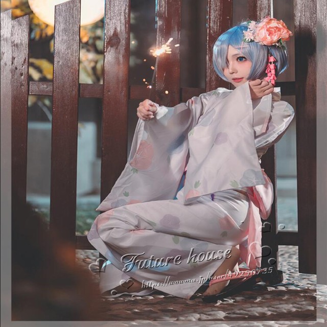 人気定番 Re ゼロから始める異世界生活 レム ラム 風 和服 浴衣 コスプレ衣装 ワンピース Cosplay コスチューム イベント 仮装 変装 Sale 30 Off Www Endocenter Com Ua