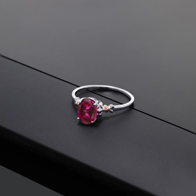 数量は多 指輪 リング レディース 1カラット 天然石 レッドトパーズ スワロフスキー 天然石シリーズ シルバー925 10金 ピンクゴールド K10 驚きの安さ Olsonesq Com