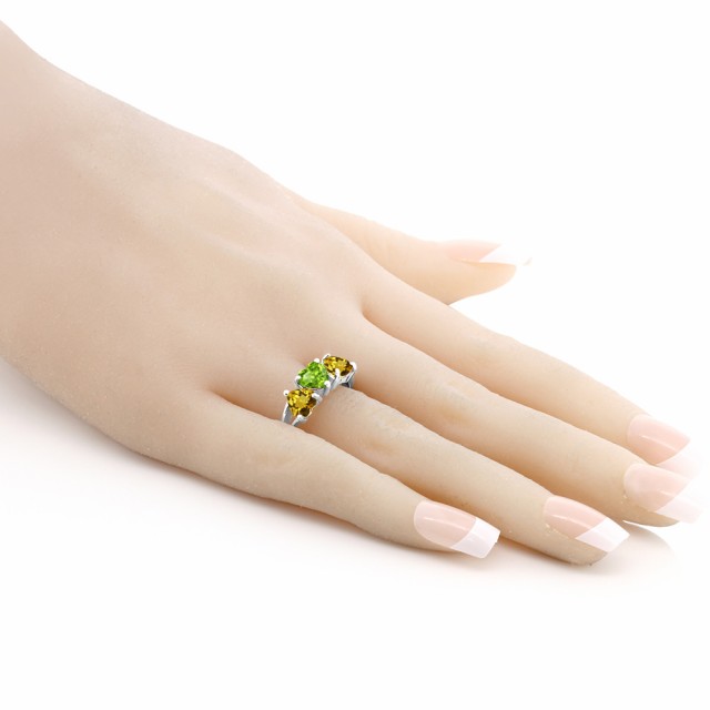 25%OFF 指輪 かわいい スリーストーン 8月 誕生石 金の通販はau PAY マーケット - Gem Stone King ジュエリー専門店 リング レディース 2.23カラット 天然石 ペリドット 天然 シトリン シルバー925 ハート 3連 豊富な得価