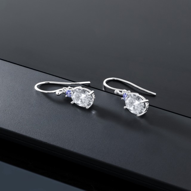 超特価在庫 ピアス 大粒 ぶら下がり フレンチワの通販はau PAY マーケット - Gem Stone King ジュエリー専門店 レディース 2.76カラット 天然 トパーズ 天然石 タンザナイト 10金 ホワイトゴールド(K10) オーバル 格安最安値