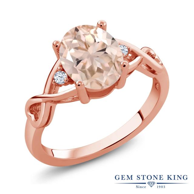 指輪 リング レディース 1 65カラット 天然 モルガナイト ピーチ トパーズ シルバー925 ピンクゴールドコーティング ハート 編み込み の通販はau Pay マーケット Gem Stone King ジュエリー専門店 商品ロットナンバー