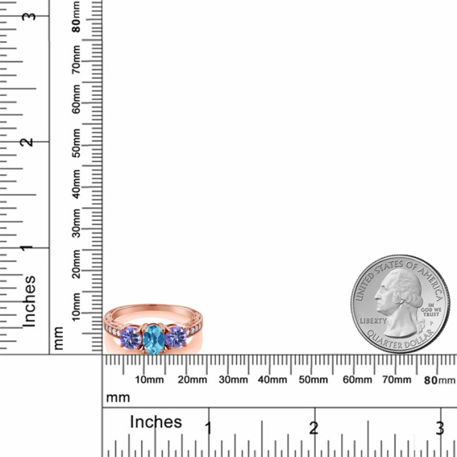 リーブラン 指輪 シルバー925 ピンクゴールの通販はau PAY マーケット - Gem Stone King ジュエリー専門 リング レディース 2.42カラット 天然 スイスブルートパーズ ミスティックトパーズ (タンザナイトブルー) ⇂させていた