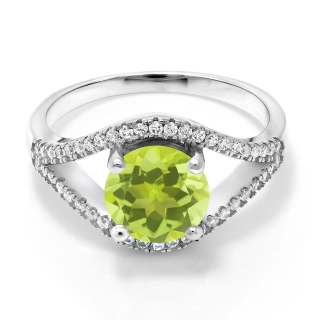 超激得大得価 指輪 天然石 金属アレルギー対応の通販はau PAY マーケット - Gem Stone King ジュエリー専門店|商品ロットナ リング レディース 2.35カラット 天然 レモンクォーツ シルバー925 ダブルライン 大粒 安い通販