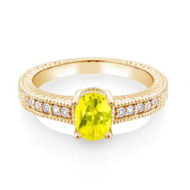 流行に 指輪 リング レディース 1カラット 天然石 ミスティックトパーズ イエロー 天然 トパーズ 無色透明 シルバー925 イエローゴールドコ 超歓迎 Olsonesq Com