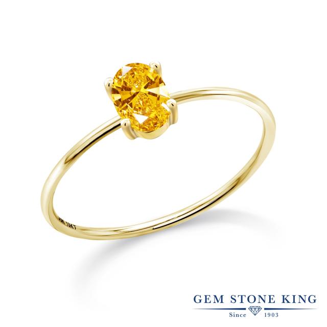 高評価のクリスマスプレゼント ゴールデンイエロー レディース リング 指輪 ジルコニア エン 婚約指輪 ソリティア 極細 華奢 小粒 Cz 一粒 イエローゴールド K10 10金 指輪 リング Sutevalle Org