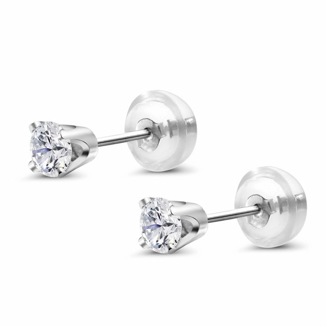 新品正規店 ピアス スタッド 金属アレルギー対応の通販はau PAY マーケット - Gem Stone King ジュエリー専門店|商 レディース 0.33カラット ラボグロウンダイヤモンド 14金 ホワイトゴールド(K14) ダイヤ 小粒 格安新品