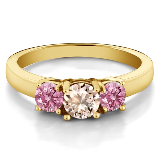 人気国産 指輪 シルバー925 イエローゴールドコーテの通販はau PAY マーケット - Gem Stone King ジュエリー専門 リング レディース 0.9カラット 天然 モルガナイト (ピーチ) ピンクラボグロウンダイヤモンド HOT新作