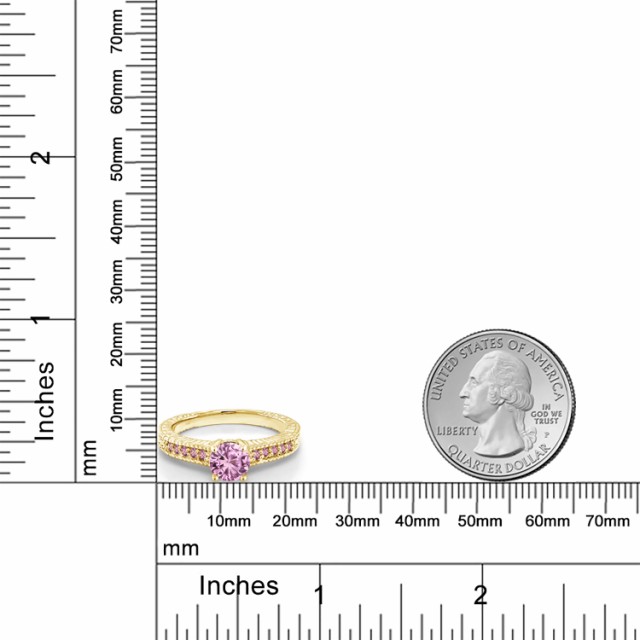 低価豊富な 指輪 イエローゴールドコーティングの通販はau PAY マーケット - Gem Stone King ジュエリー専 リング レディース 1.15カラット 合成ピンクサファイア ピンクラボグロウンダイヤモンド シルバー925 安いHOT