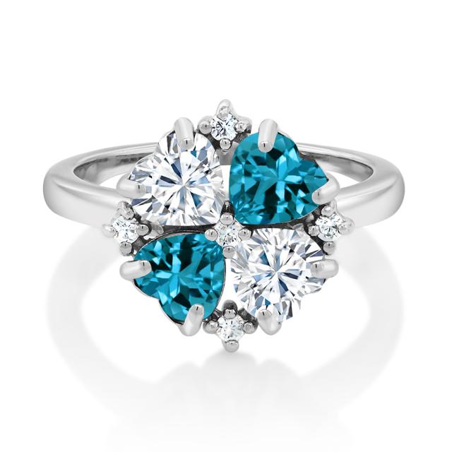 最新品得価 指輪 天然 ロンドンブルートパーズ シルバー925 クロの通販はau PAY マーケット - Gem Stone King ジュエリー専門店|商品ロ リング レディース 2.18カラット Forever Classic モアサナイト Charles & Colvard 大特価新品