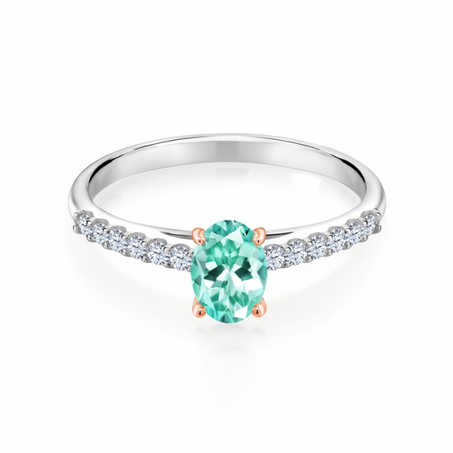 得価特価 指輪 天然石 プレゼント 女性 の通販はau PAY マーケット - Gem Stone King ジュエリー専 リング レディース 0.7カラット 天然 アパタイト 合成ホワイトサファイア オーバル パヴェ マルチストーン 新品再入荷
