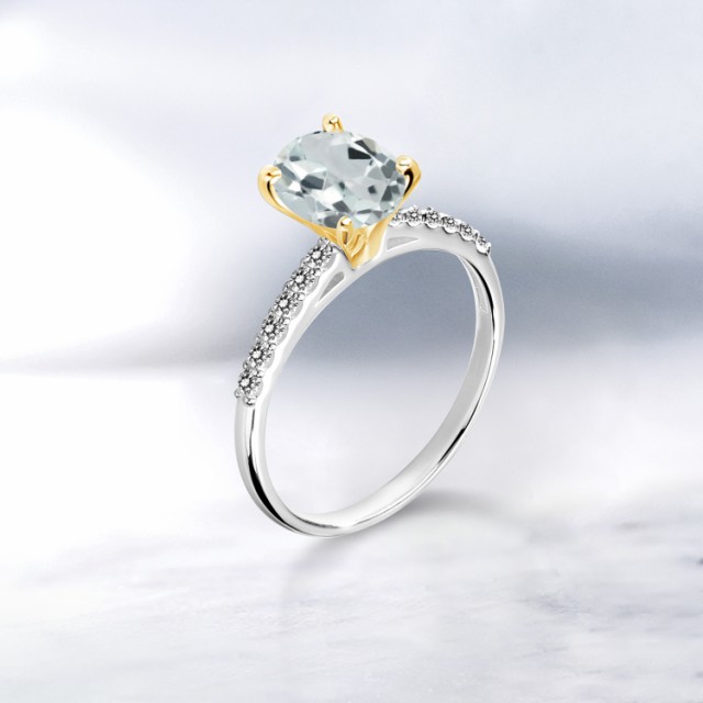 マルチスト 指輪 3月 誕生石 プレゼント の通販はau PAY マーケット - Gem Stone King ジュエリー専門 リング レディース 0.95カラット 天然 アクアマリン ダイヤモンド オーバル パヴェ マルチストーン 天然石 なカラーコ