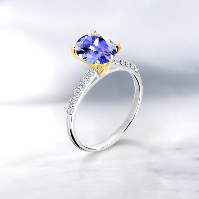 超歓迎人気✳ 指輪 マルチストーン 12月 誕生石の通販はau PAY マーケット - Gem Stone King ジュエリー専門 リング レディース 1.34カラット 天然石 タンザナイト ラボグロウンダイヤモンド オーバル パヴェ 大粒 大人気高品質