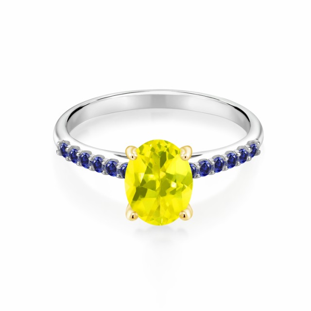 新品お得 指輪 大粒 マルチストーン プの通販はau PAY マーケット - Gem Stone King ジュエリー専門 リング レディース 1.8カラット 天然石 ミスティックトパーズ (イエロー) 合成サファイア オーバル パヴェ 得価超激安