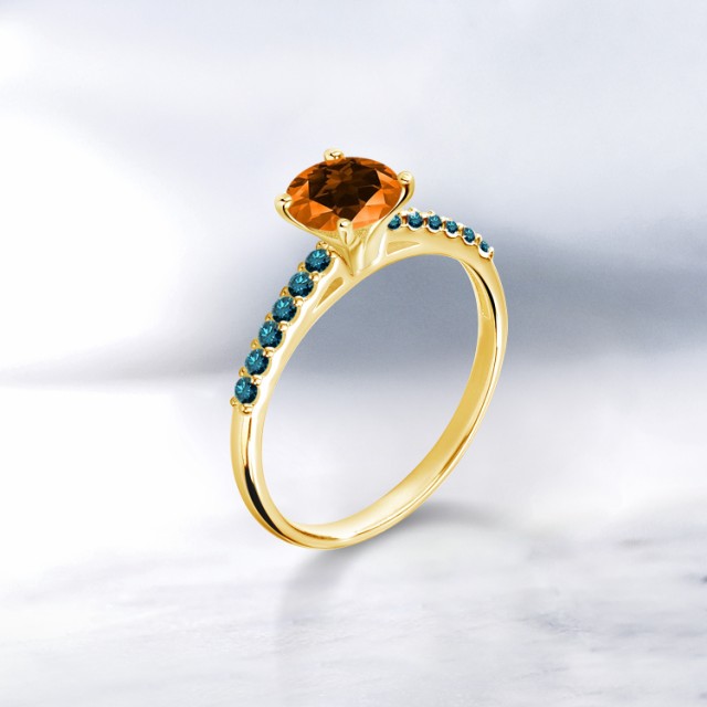 新品正規品 指輪 10金 イエローゴールド(K10) 一粒の通販はau PAY マーケット - Gem Stone King ジュエリー専門 リング レディース 1.2カラット 天然石 トパーズ ポピー スワロフスキー 天然 ブルーダイヤモンド 高評価在庫