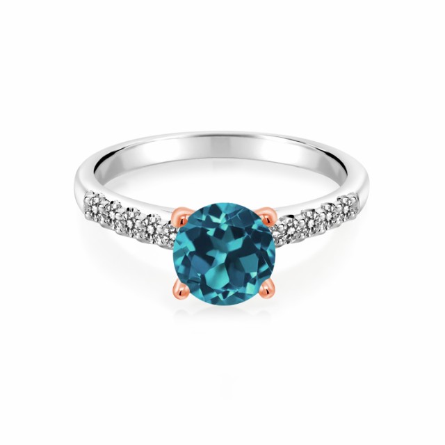 即納大人気 指輪 パヴェ 大粒 マルチの通販はau PAY マーケット - Gem Stone King ジュエリー専門店 リング レディース 2.03カラット 天然 ロンドンブルートパーズ ダイヤモンド 10金 ツートンゴールド(K10) 一粒 人気爆買い