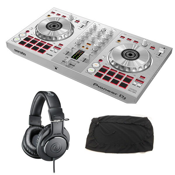 送料無料/新品】 《教則動画付属》PIONEER DJコントローラー Lite対応 DJ Serato セット ダストカバー +  ヘッドホンATH-M20 + DDJ-SB3-S - PC・デジタルDJ