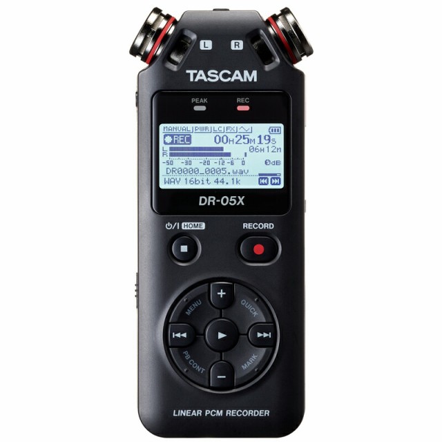 《在庫在り 即納可能》TASCAM タスカム DR-05X ステレオオーディオレコーダー/USBオーディオインターフェース