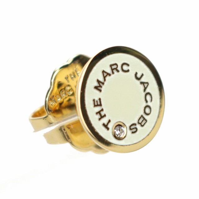 魅了 新品 マーク ジェイコブス Marc Jacobs ピアス ブランドアクセサリー ブランドロゴ M 106 Cream ホワイト系 Gsw 5 人気満点 Wjelaser Com