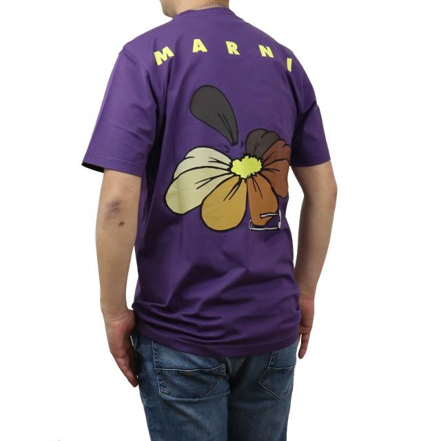 おしゃれ人気 新品 マルニ Marni メンズ ｔシャツ Humu05p0 S 00c75 パープル系 Bos 22 Apparel 01 メンズ 国内配送 Www Bnooon Com