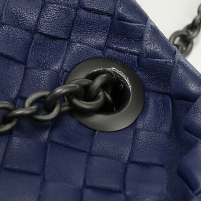 【中古】良品ボッテガ・ヴェネタ(BOTTEGA VENETA) イントレチャートチェーンショルダーバッグ レザー ブランド 293747