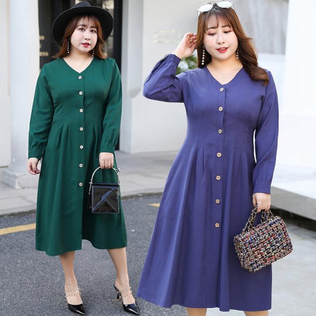 激安 春秋 韓国ファッション 大きいサイズ レディース ワンピース ロング お呼ばれ レジャーマキシ 長袖 着痩せ 体型カバー バスト102 12の通販はau Pay マーケット ユニイ 商品ロットナンバー