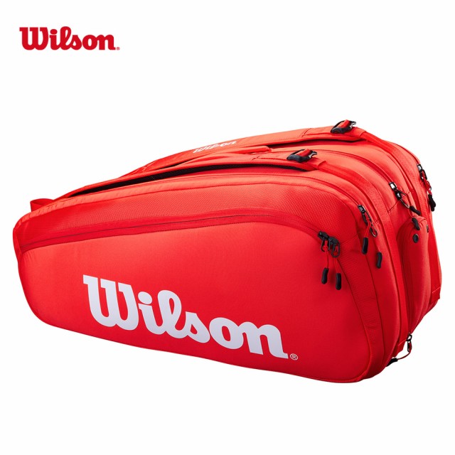 最新コレックション ウイルソン Wilson テニスバッグ ケース Super Tour 15 Pk ラケットバッグ ラケット15本収納可能 Wr 3月下旬発売予定 予約 期間限定特価 Ntd La