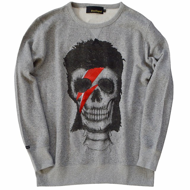 低価最安値 SMACK ENGINEER / スマックエンジニア「BOWIE SKULL TRAINER」スウェット トレーナー David Bowie デヴィッド・ボウイ 長袖 黒 ブラック の通販はau PAY マーケット - Rogia au PAY マーケット店|商品ロットナ 特価正規品