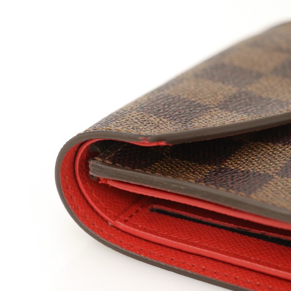 在庫最安値 ルイヴィトン LOUIS VUITTON ダミエ エベヌ レッド ルージュ ポルトフォイユ ヴィクトリーヌ N41659 三つ折財布 レディース 【中古の通販はau PAY マーケット - Everydaygoldrush|商品ロットナンバー:48 格安超激得