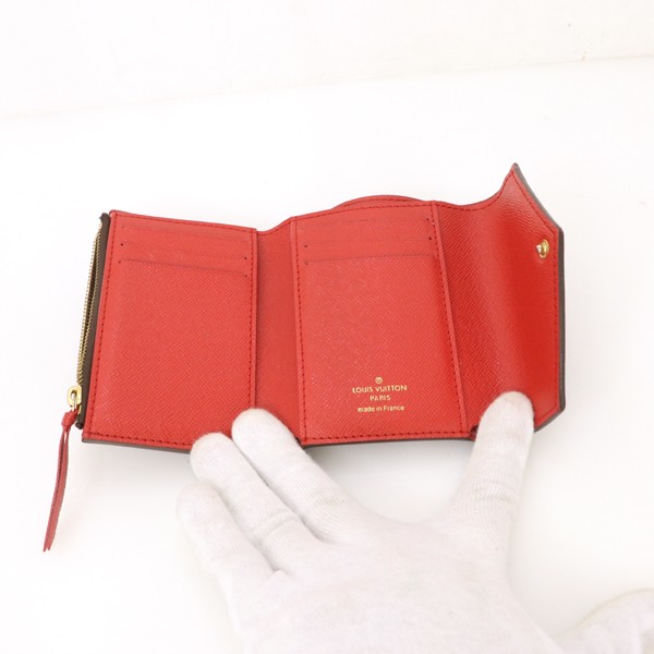 在庫最安値 ルイヴィトン LOUIS VUITTON ダミエ エベヌ レッド ルージュ ポルトフォイユ ヴィクトリーヌ N41659 三つ折財布 レディース 【中古の通販はau PAY マーケット - Everydaygoldrush|商品ロットナンバー:48 格安超激得