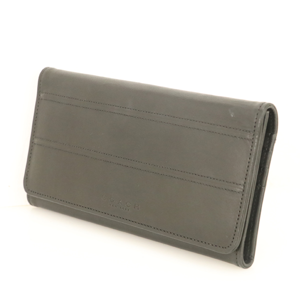 おしゃれ人気 コーチ Coach ブラック 黒 レザー 三つ折り長財布 手帳カバー付 長財布 ブランド小物 ファッション アイテム レディース メンズ Sg 激安の Mawaredenergy Com