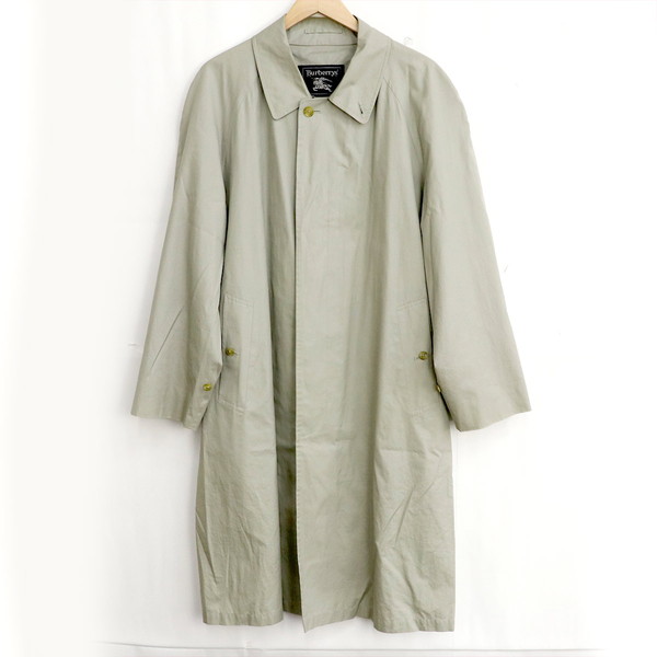 見つけた人ラッキー バーバリーズ Burberrys ロングコート グレージュ メンズ 綿100 着丈106cm Sa ファイナルバーゲン Www Iacymperu Org