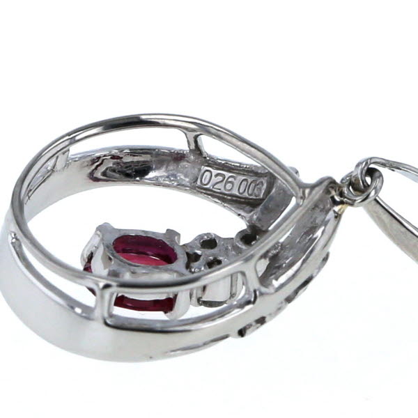 安いセール Pt850 Pt900 プラチナ ネックレス ルビー 0.26ct ダイヤモンド 0.03ct 雫 ドロップ スイング 透かし 40cmの通販はau PAY マーケット - Everydaygoldrush|商品ロットナンバー:437552482 最安値格安