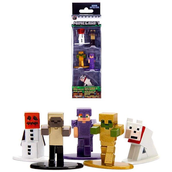 定形外郵便 Minecraft Nano Metalfigs マインクラフト メタルフィギュア5体セット 激レア 並行輸入品 Nano Figuresの通販はau Pay マーケット オレンジマミー 商品ロットナンバー